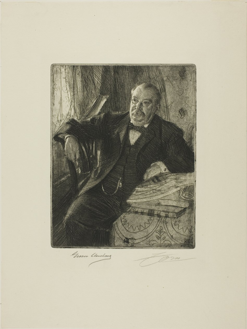 Grover Cleveland I od Anders Leonard Zorn
