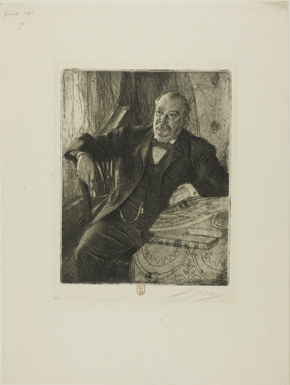 Grover Cleveland I od Anders Leonard Zorn