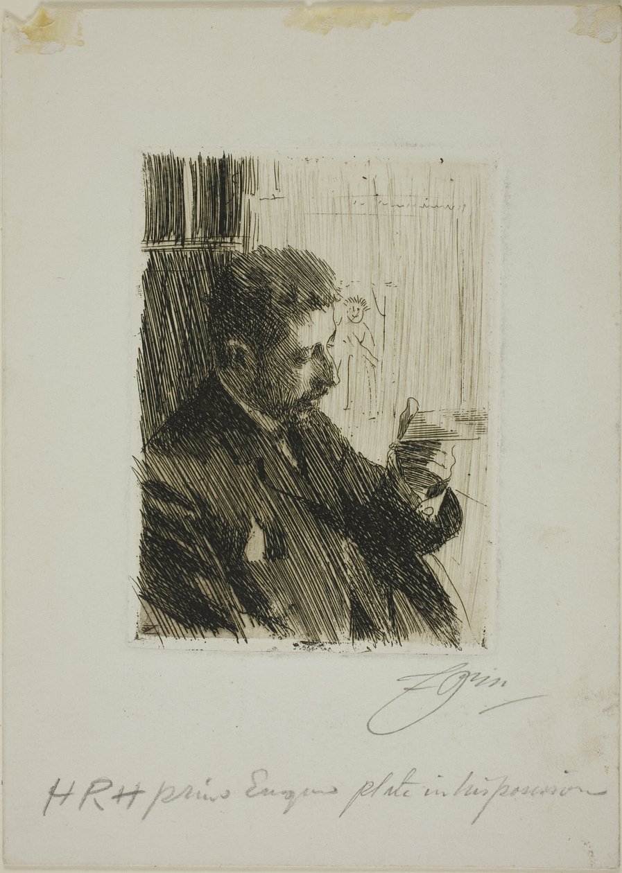 H. R. H. princ Eugen Švédský od Anders Leonard Zorn