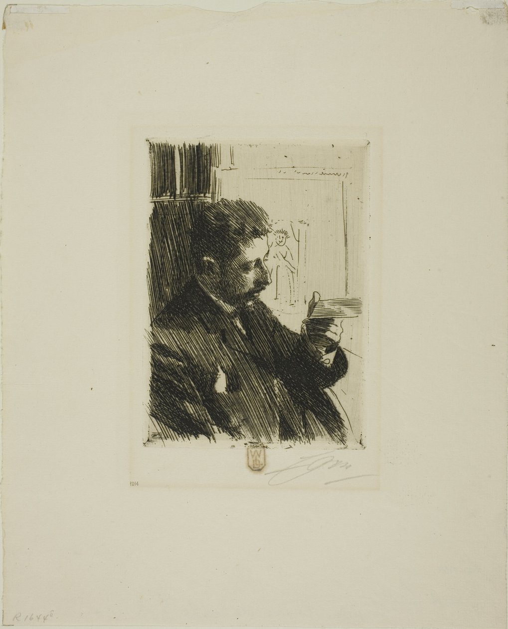 H. R. H. princ Eugen Švédský od Anders Leonard Zorn