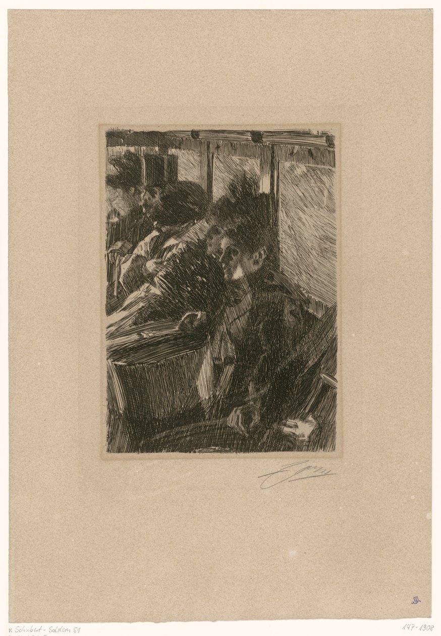V omnibusu od Anders Zorn