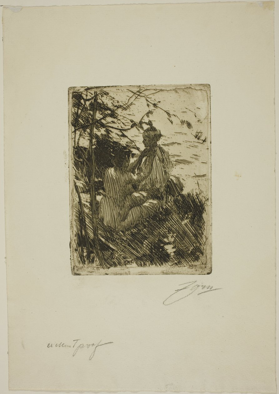 Pod širým nebem od Anders Leonard Zorn