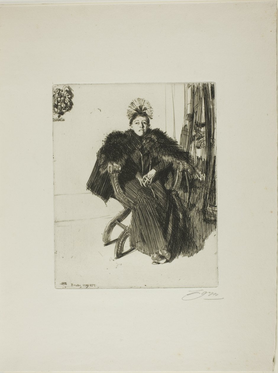 Isabella Gardner od Anders Leonard Zorn