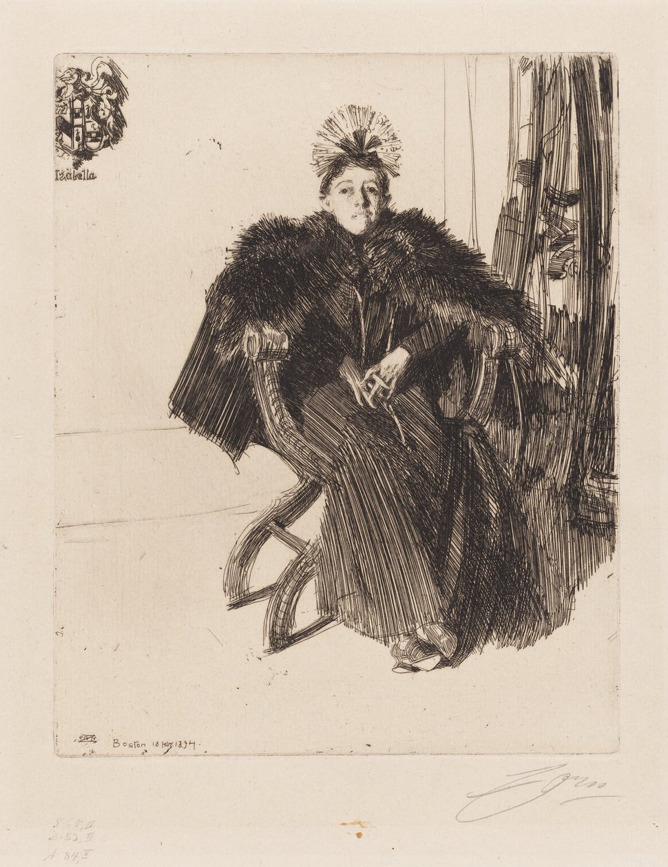 Isabella Gardner od Anders Zorn
