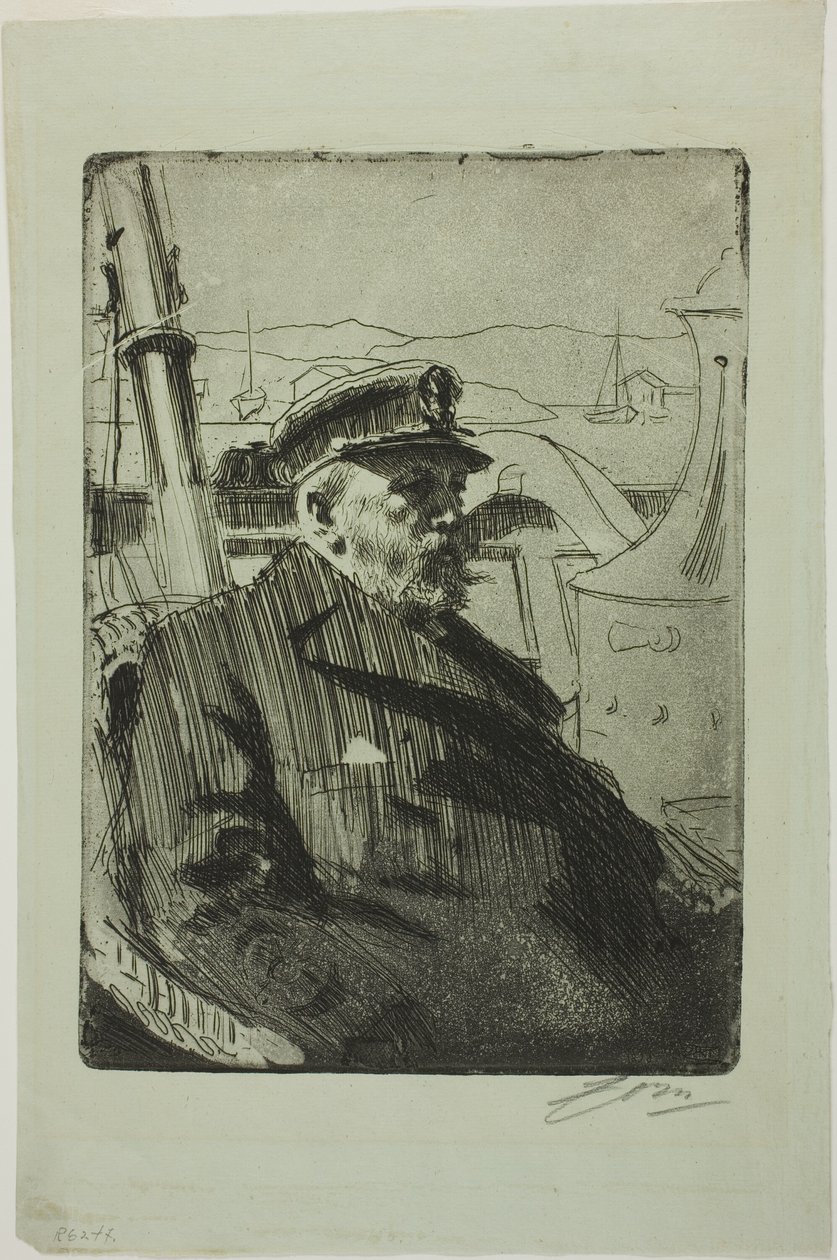 King Oscar II (druhá deska) od Anders Leonard Zorn