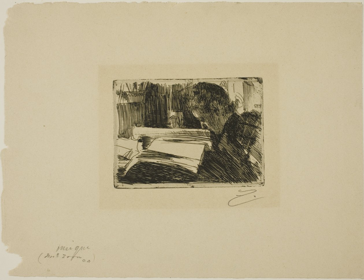 Lady Reading (paní Zorn) od Anders Leonard Zorn