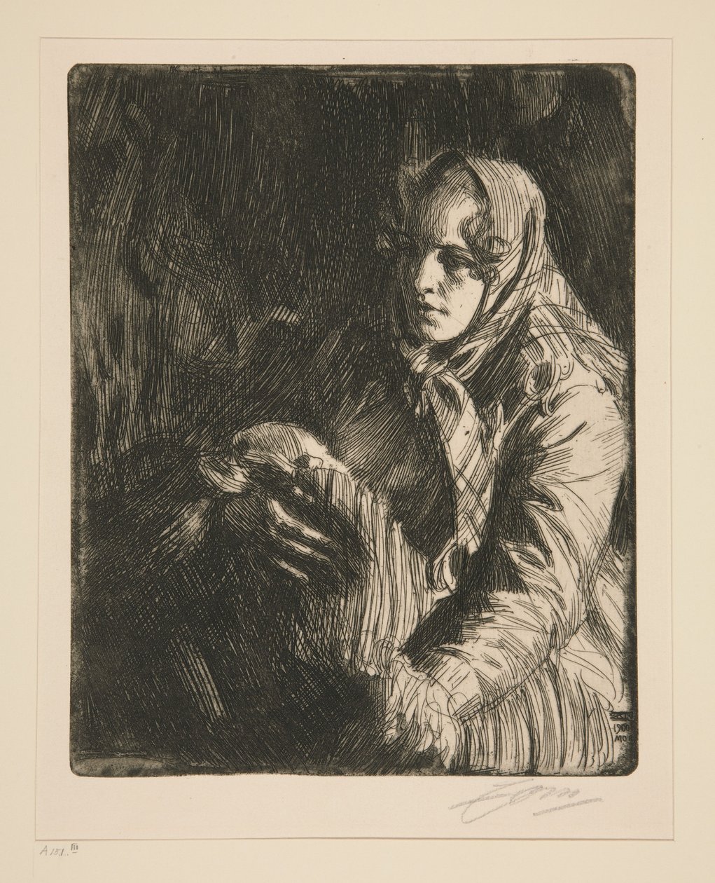 Madona (Matka) od Anders Zorn