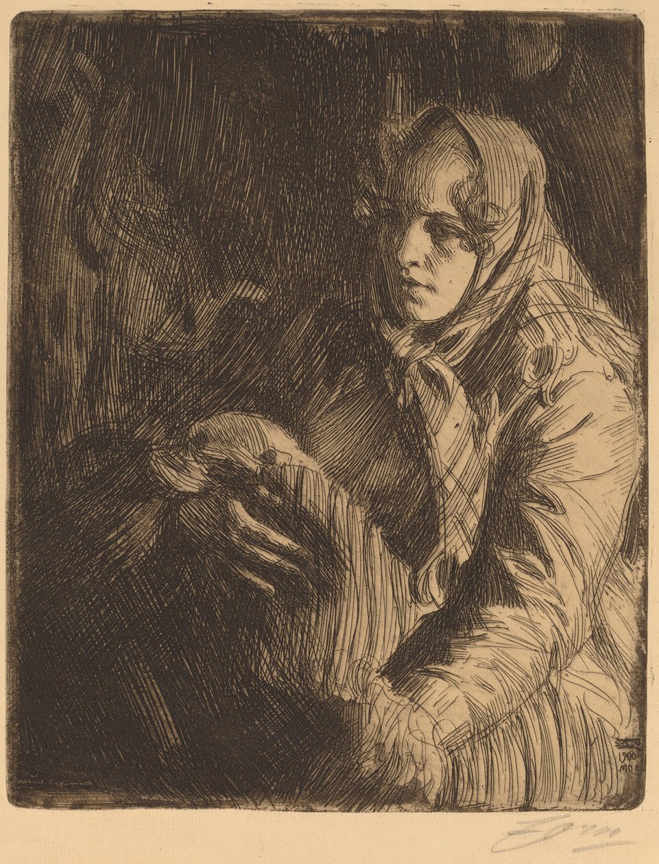 madona od Anders Leonard Zorn