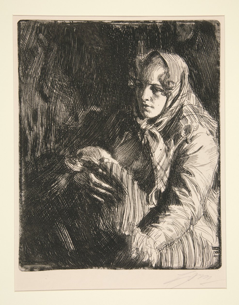 Madona od Anders Zorn