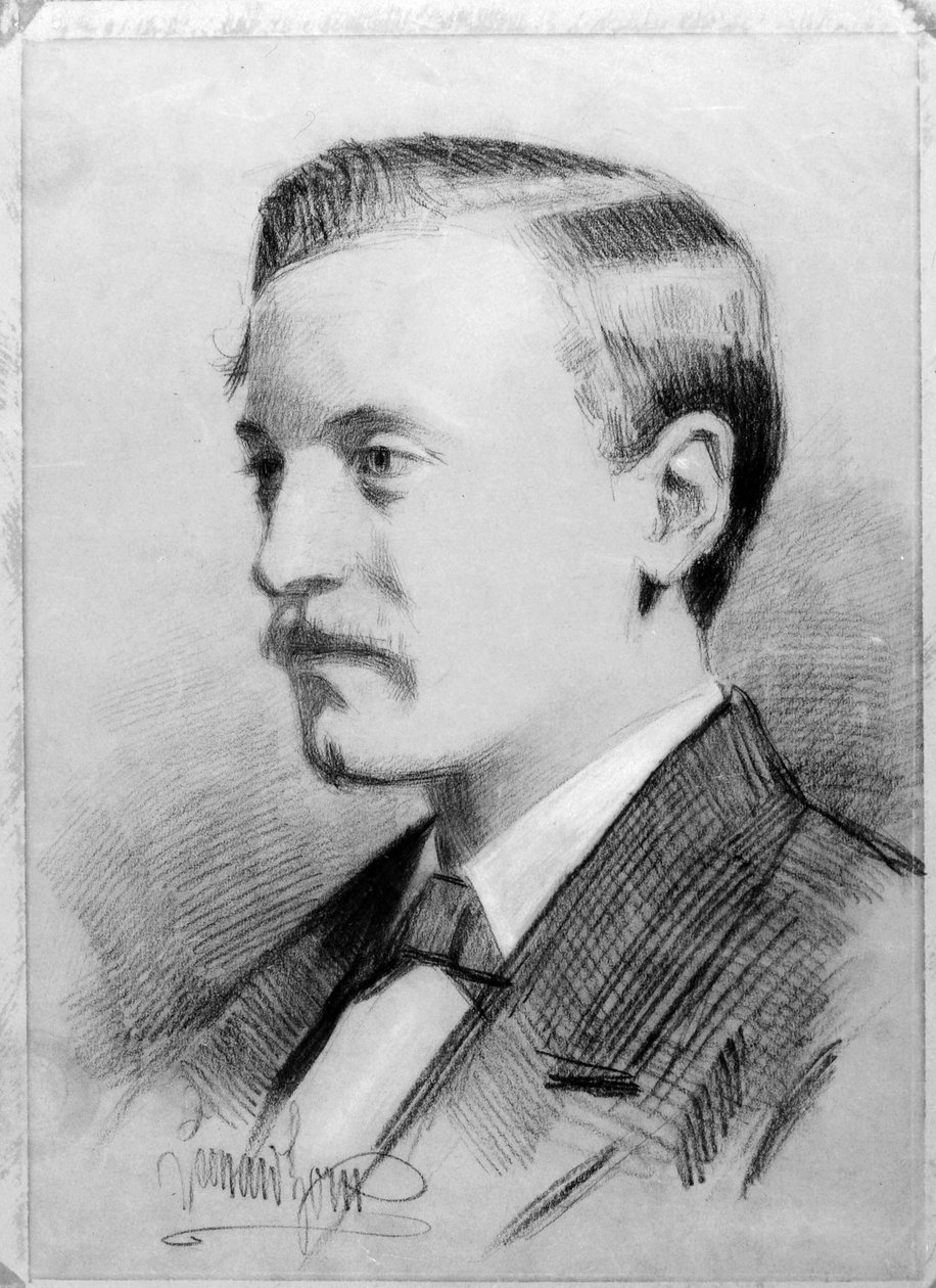 Mužský portrét od Anders Zorn