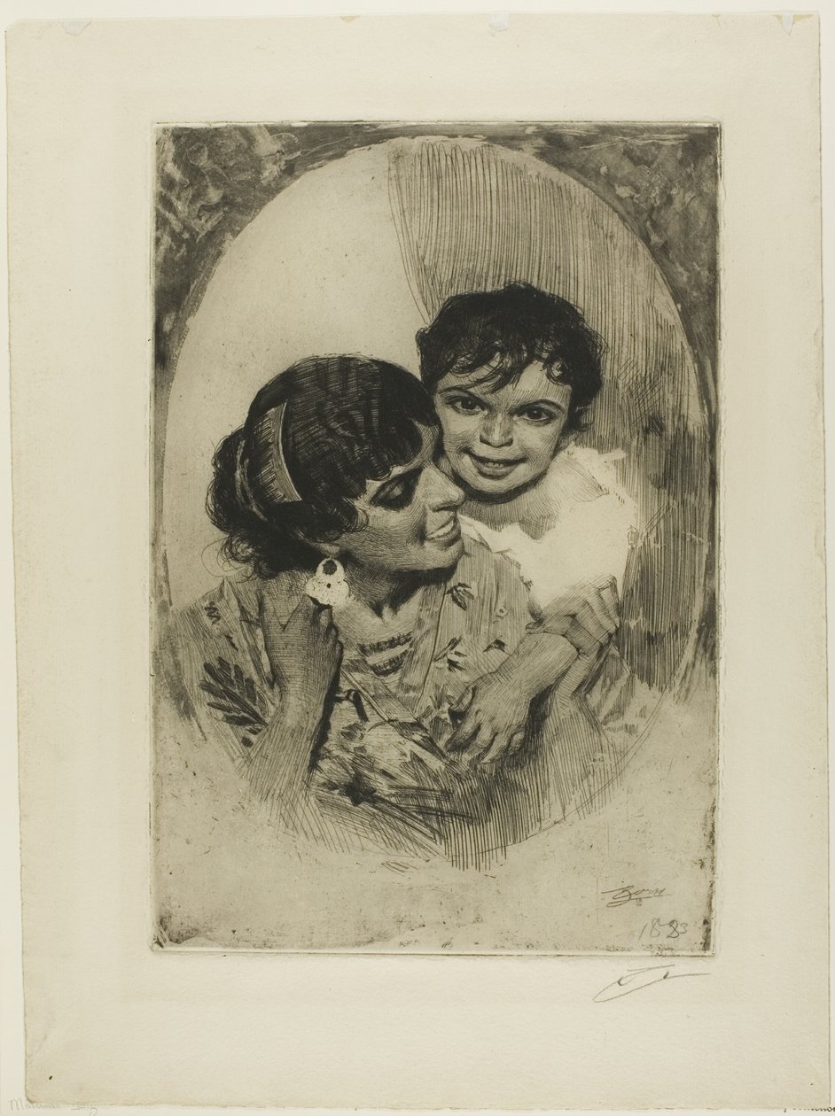 Mateřská radost III od Anders Leonard Zorn