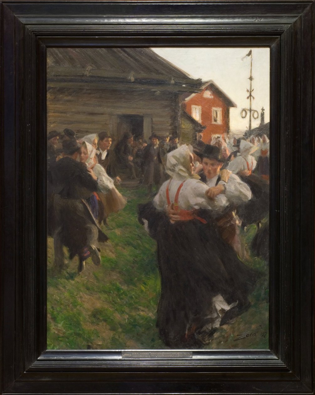 Tanec o letním slunovratu od Anders Zorn