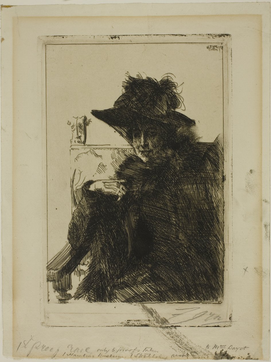 Paní Armand Dayotová od Anders Leonard Zorn