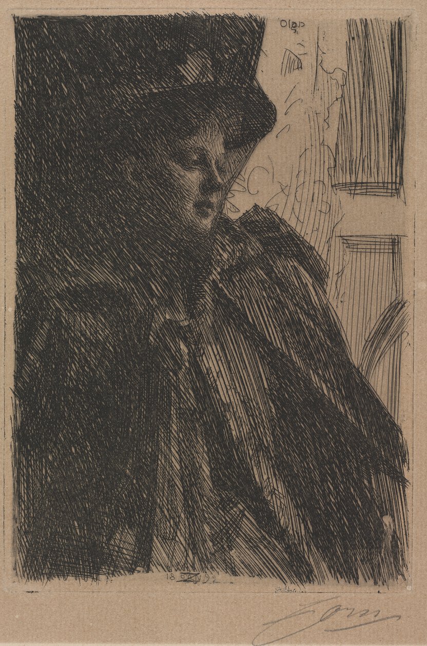 Mme. Olga Bratt od Anders Leonard Zorn