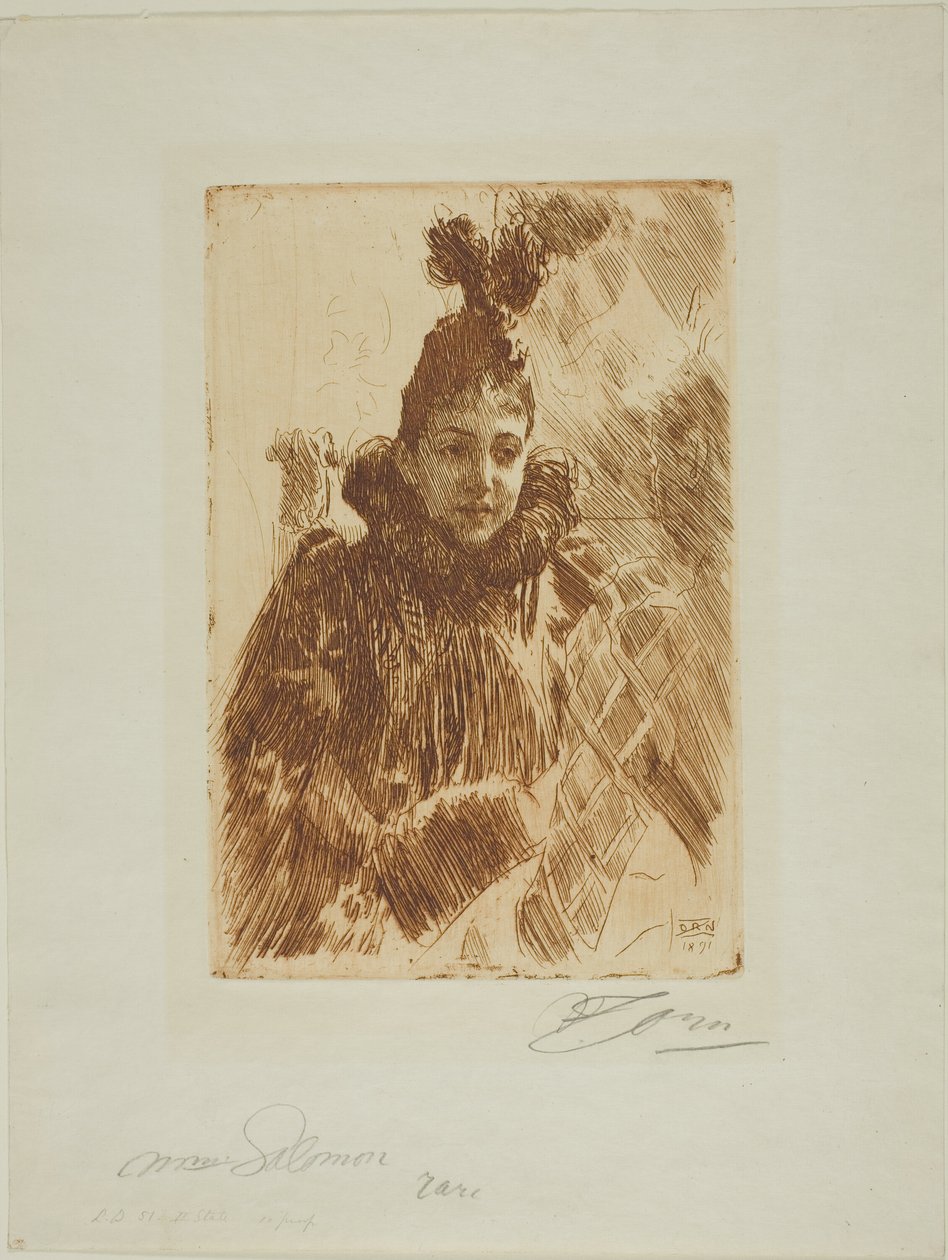 paní Solomonová od Anders Leonard Zorn