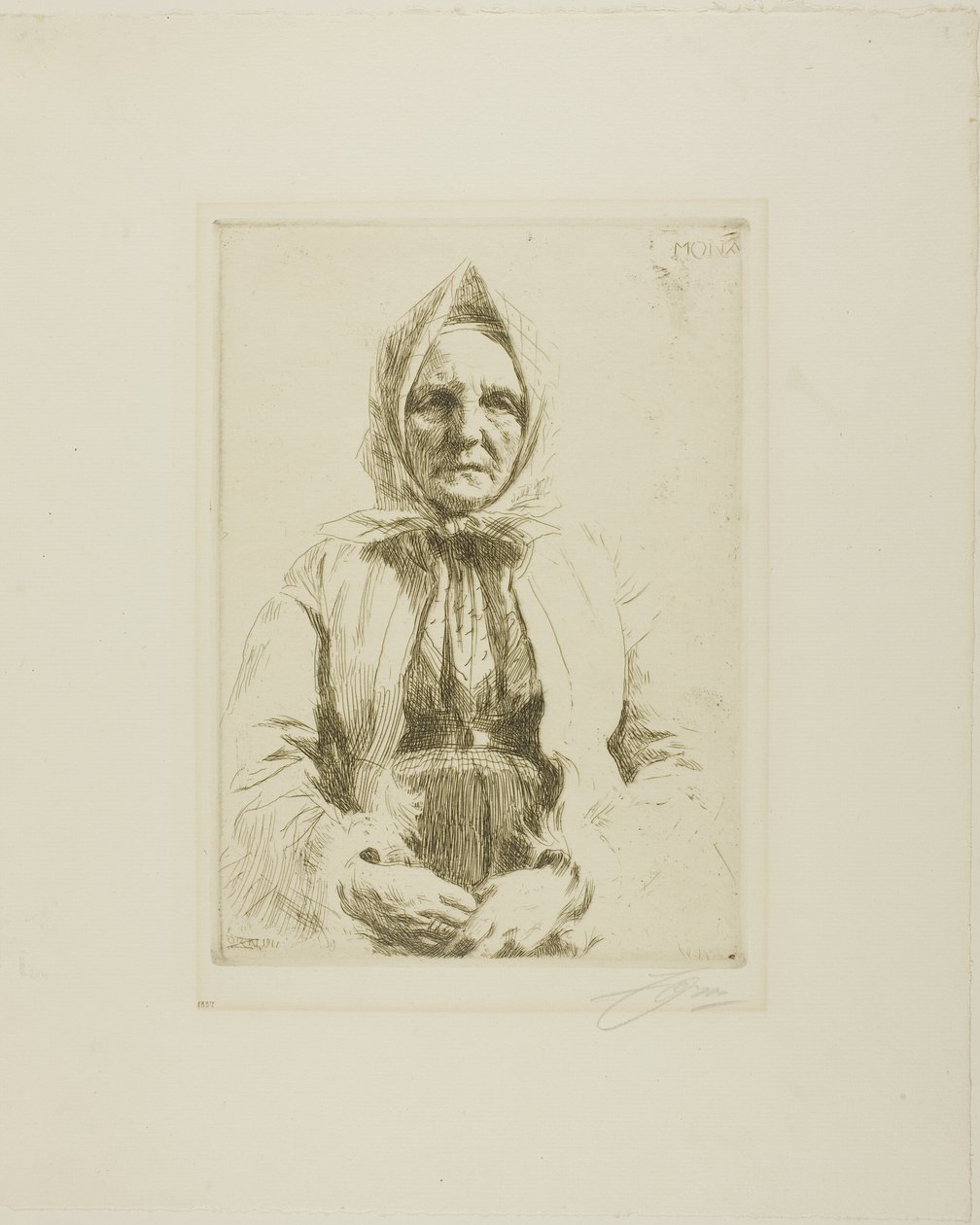 Mona od Anders Leonard Zorn