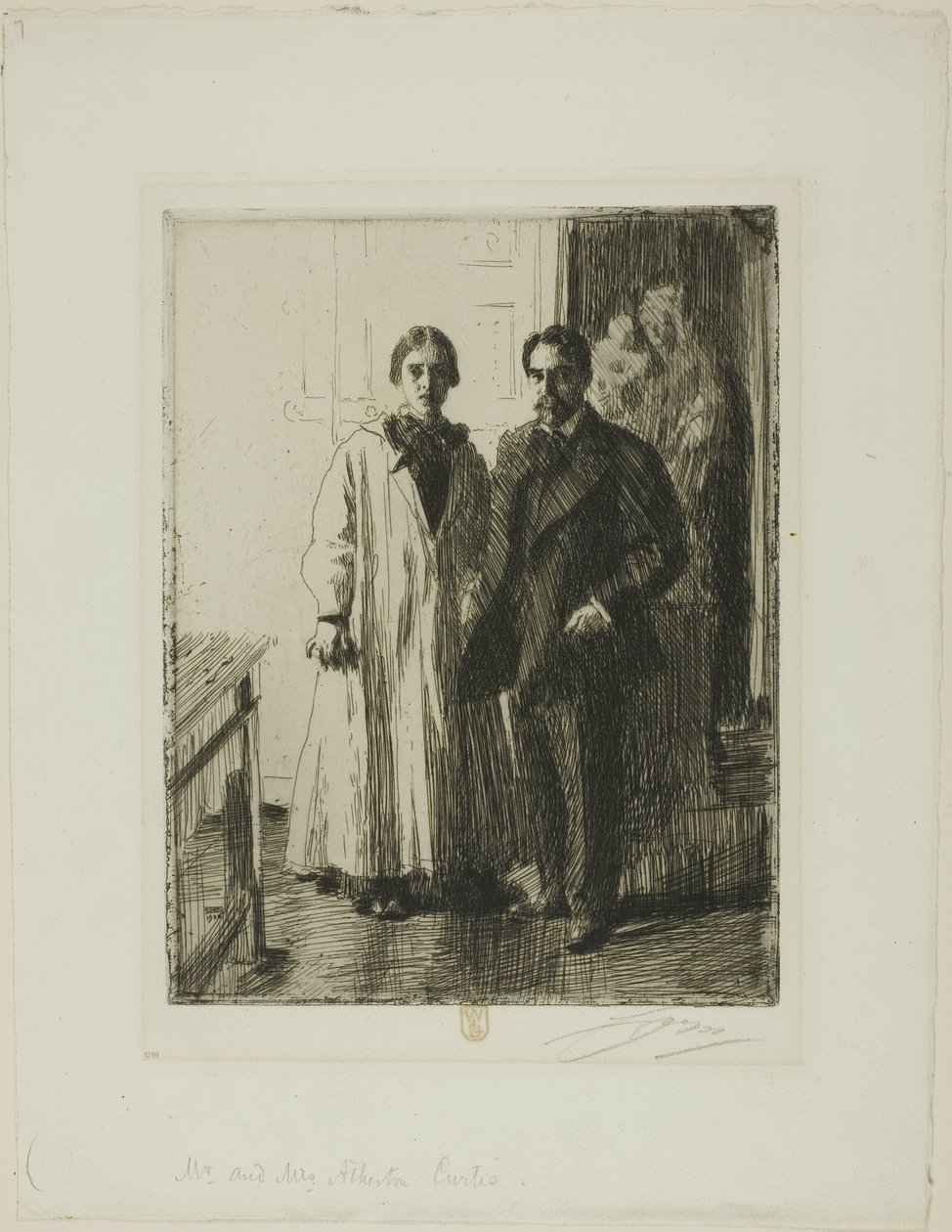 Pan a paní Atherton Curtisovi od Anders Leonard Zorn