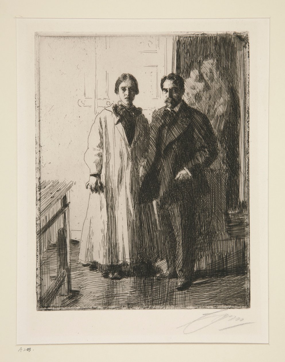 Pan a paní Atherton Curtisovi od Anders Leonard Zorn