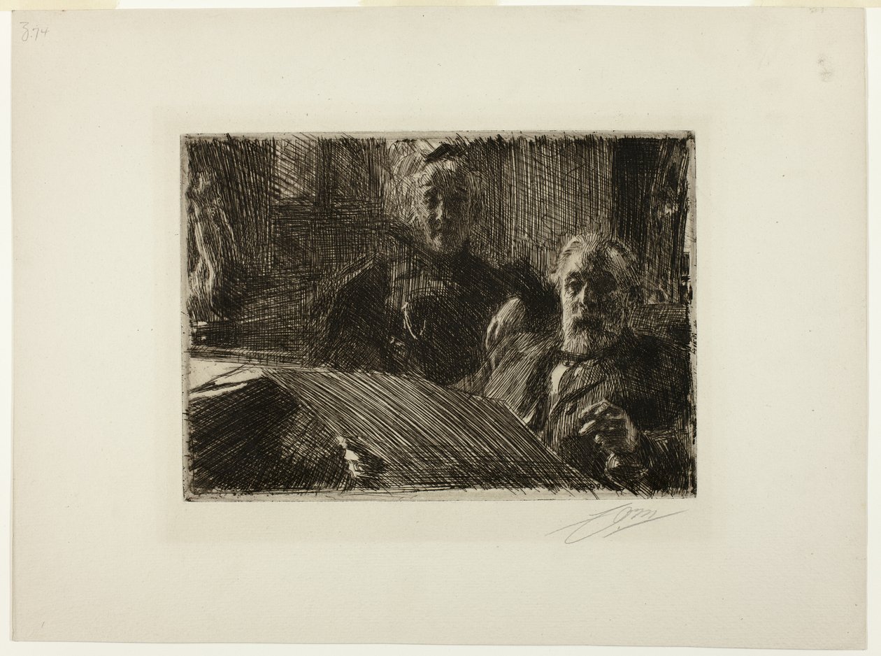 manželé Fürstenbergovi od Anders Leonard Zorn