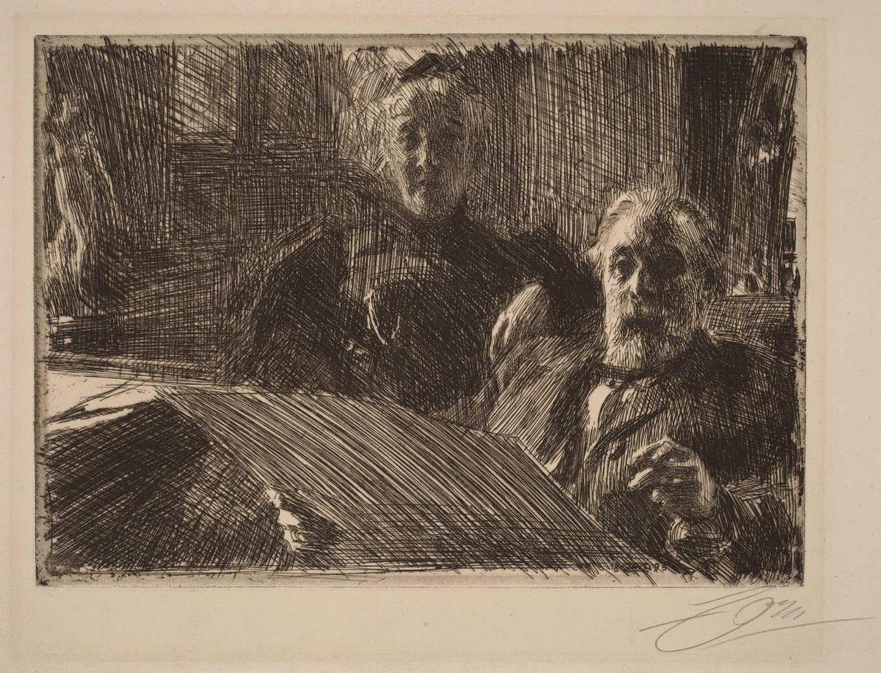 pan a paní Furstenburgovi od Anders Zorn