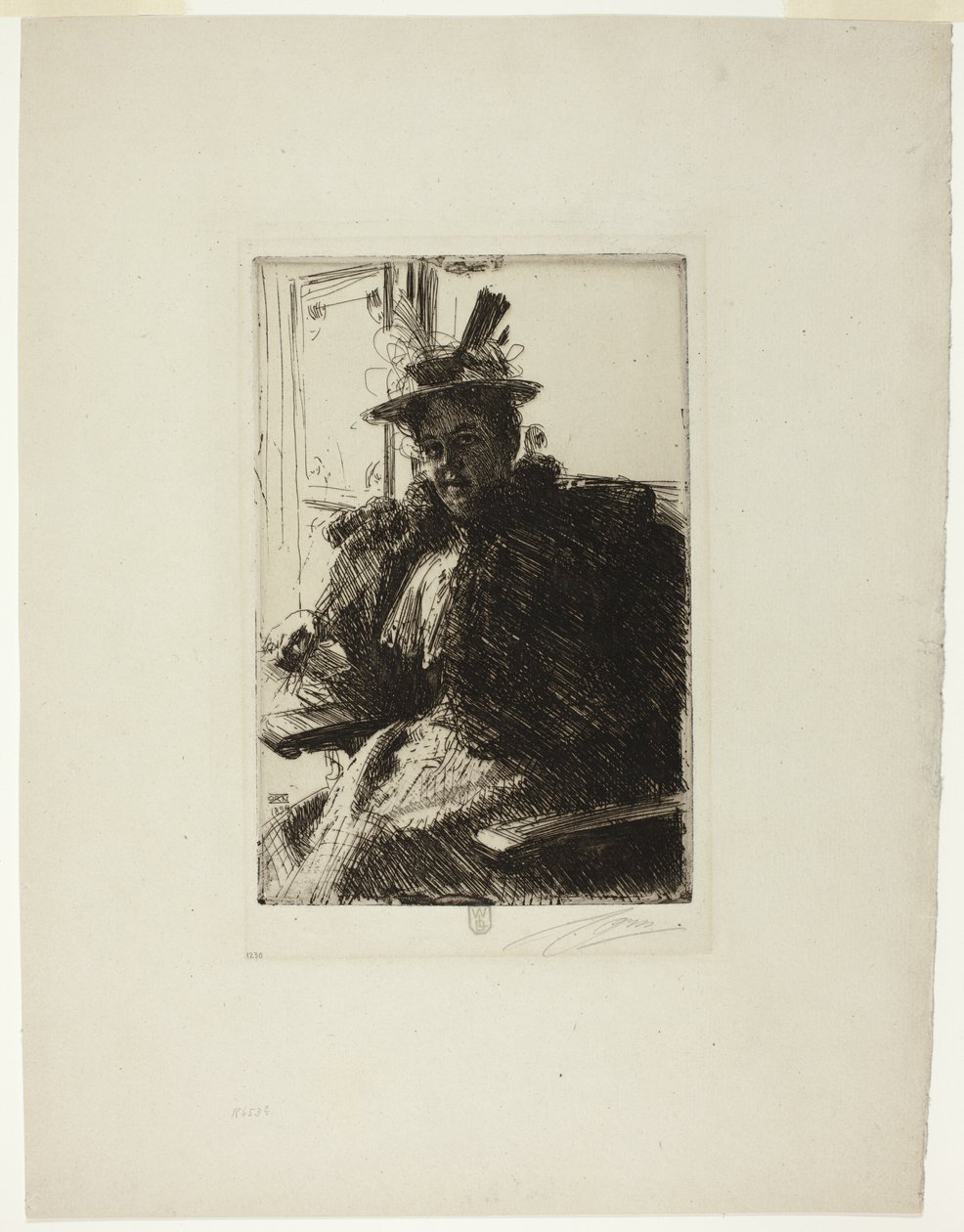 paní Armorová od Anders Leonard Zorn