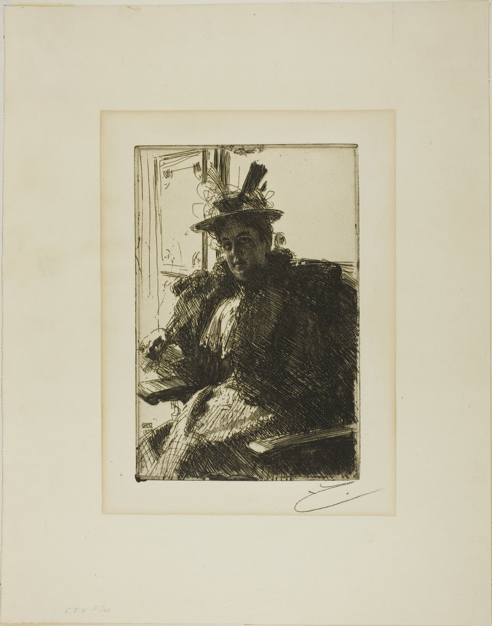 paní Armorová od Anders Leonard Zorn
