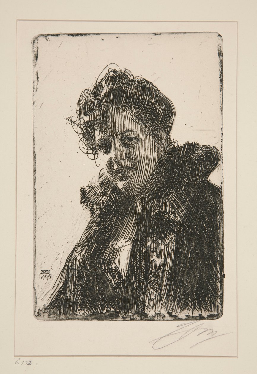 Paní. Granberg od Anders Leonard Zorn