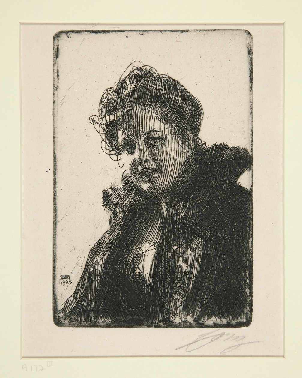Paní. Granberg od Anders Leonard Zorn