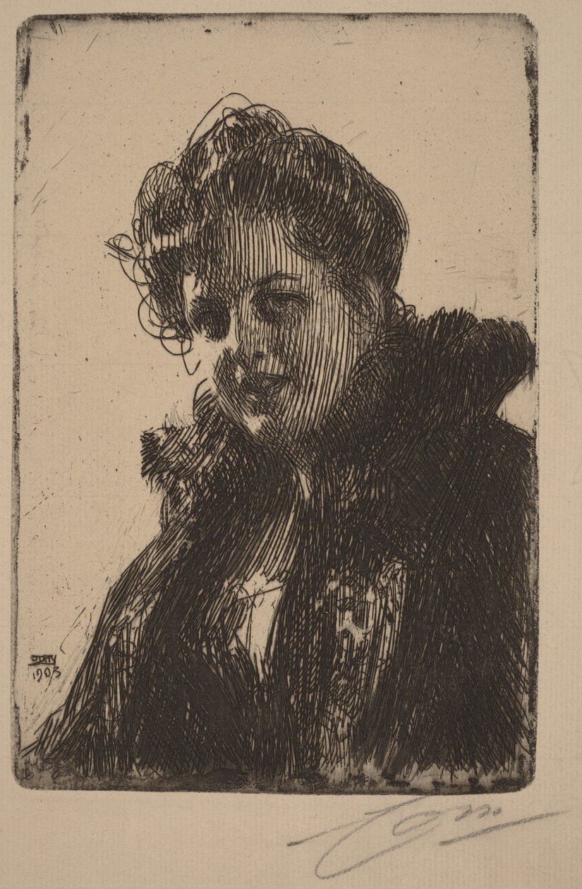 Paní Granbergová od Anders Zorn