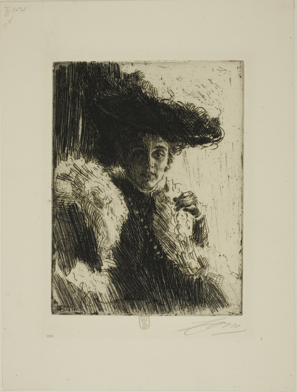 paní Kipová od Anders Leonard Zorn