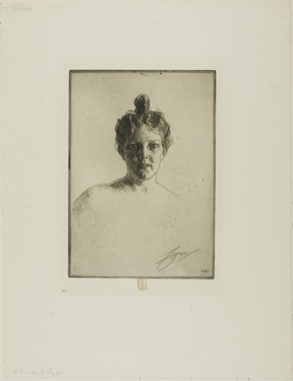 paní Runebergová od Anders Leonard Zorn