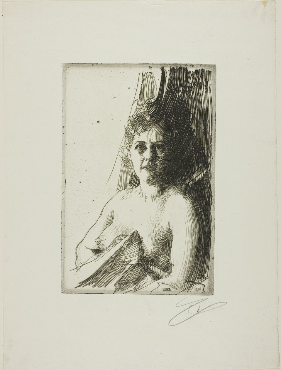 Studium aktu III od Anders Leonard Zorn