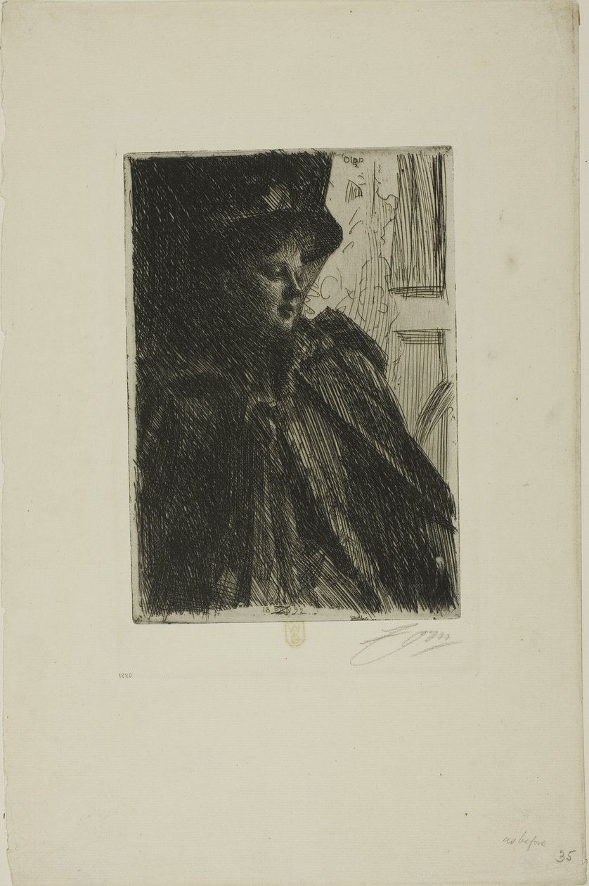 Olga Bratt od Anders Leonard Zorn