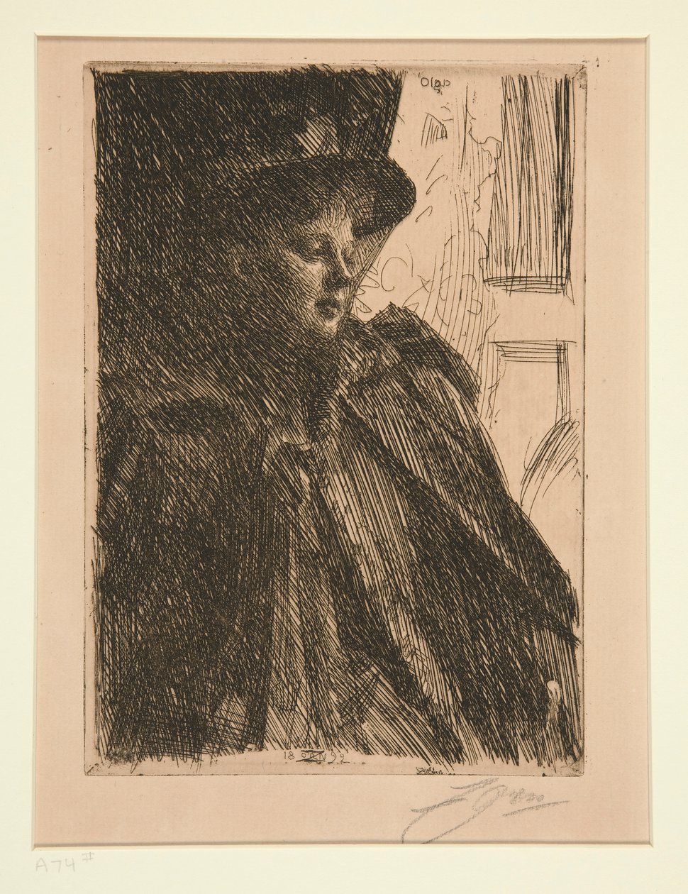 Olga Bratt od Anders Leonard Zorn