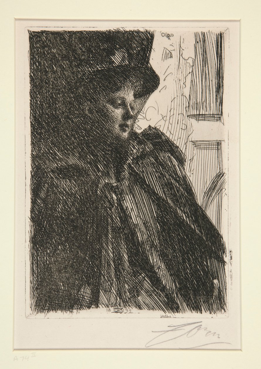 Olga Bratt od Anders Leonard Zorn