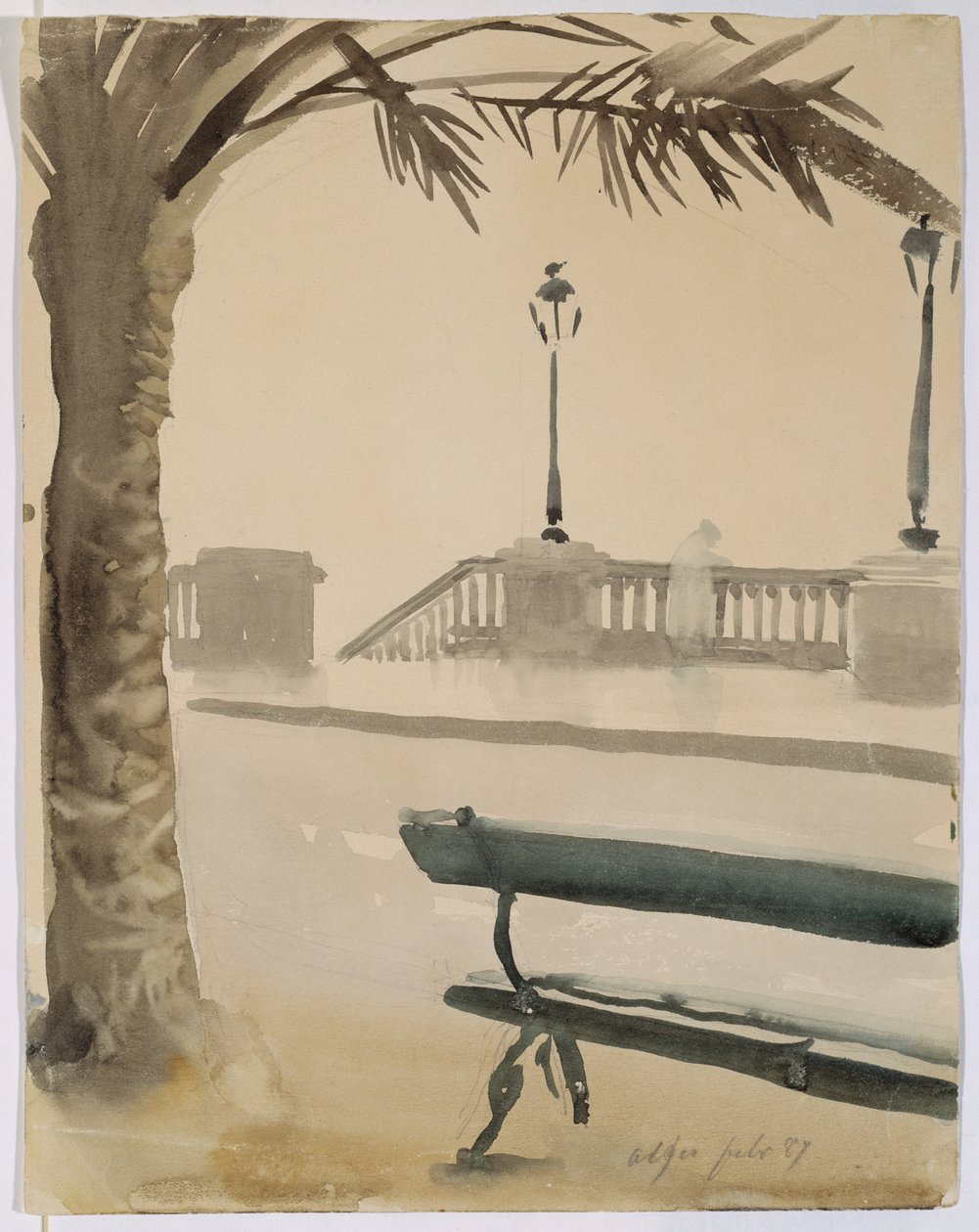 Na terase od Anders Zorn