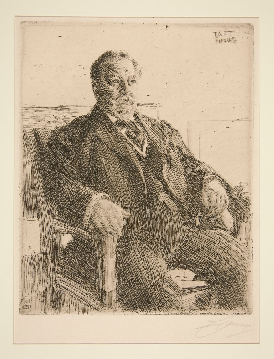 prezident William H. Taft od Anders Leonard Zorn