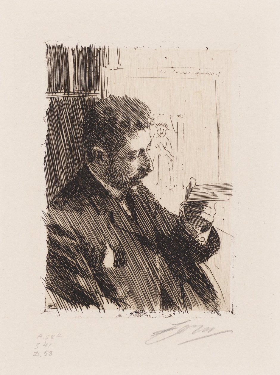 Princ Evžen od Anders Zorn