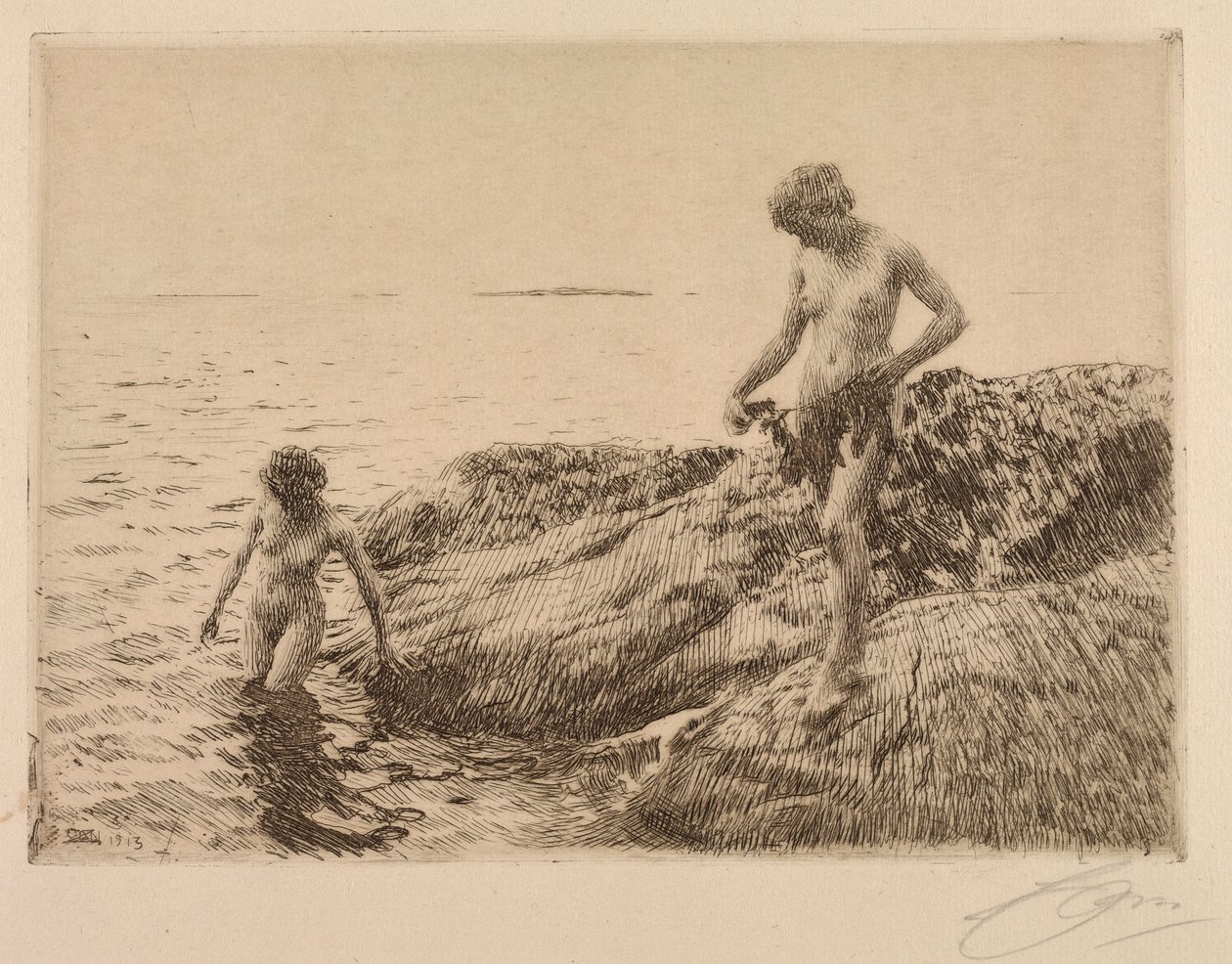 Seaward Skerries od Anders Leonard Zorn