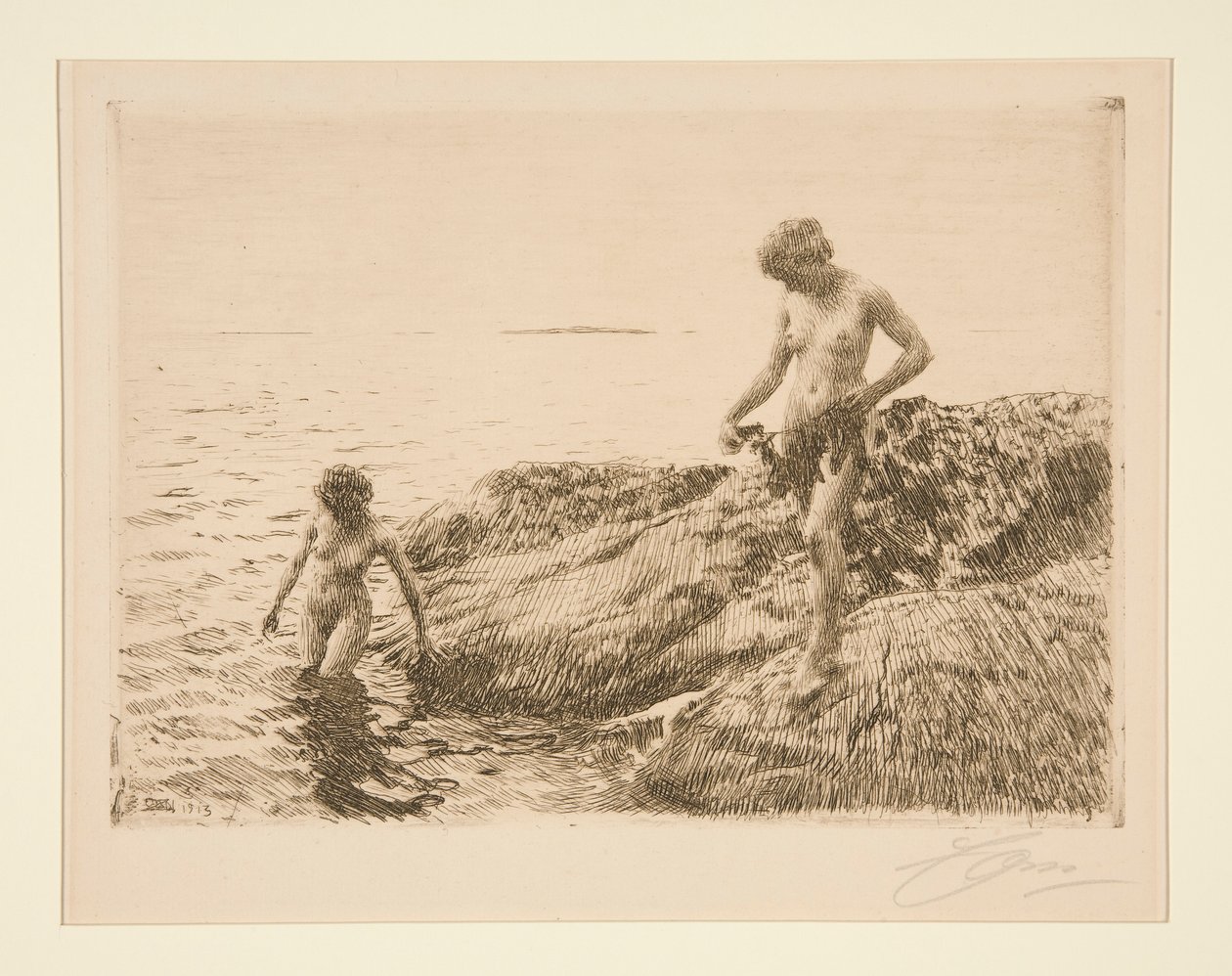 Seaward Skerries od Anders Leonard Zorn