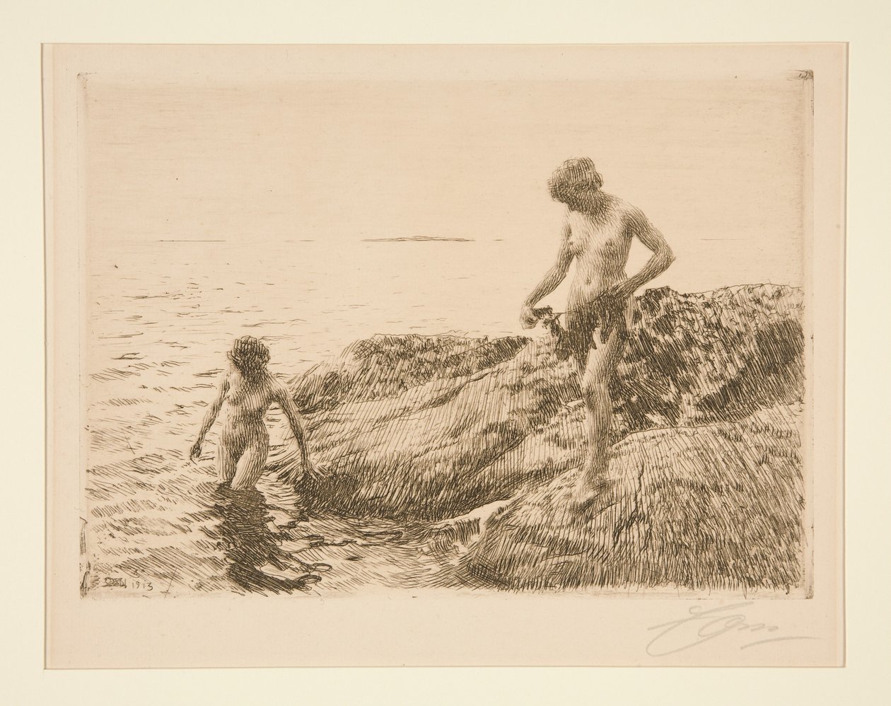 Seaward Skerries od Anders Zorn