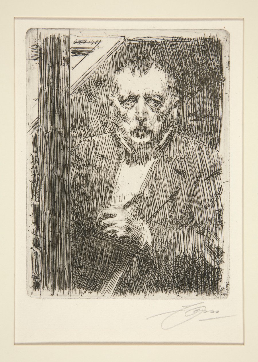 Autoportrét od Anders Leonard Zorn
