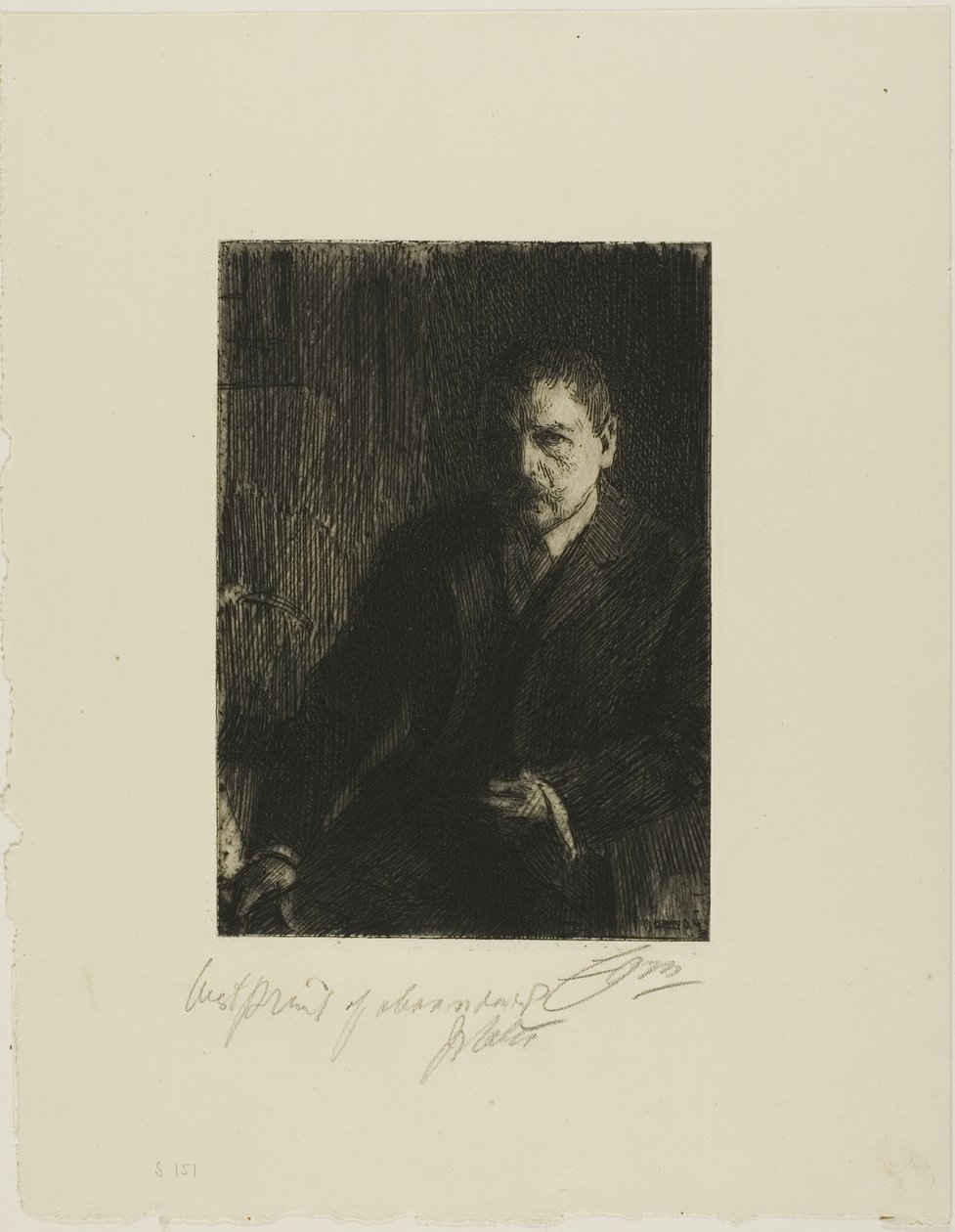 Autoportrét 1904 I od Anders Leonard Zorn