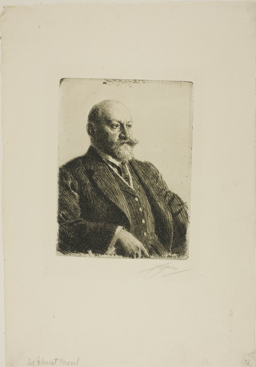 Sir Ernest Cassel od Anders Leonard Zorn