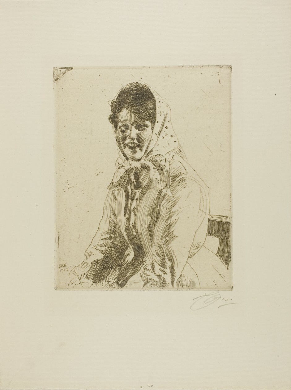 Dívka Skeri od Anders Leonard Zorn