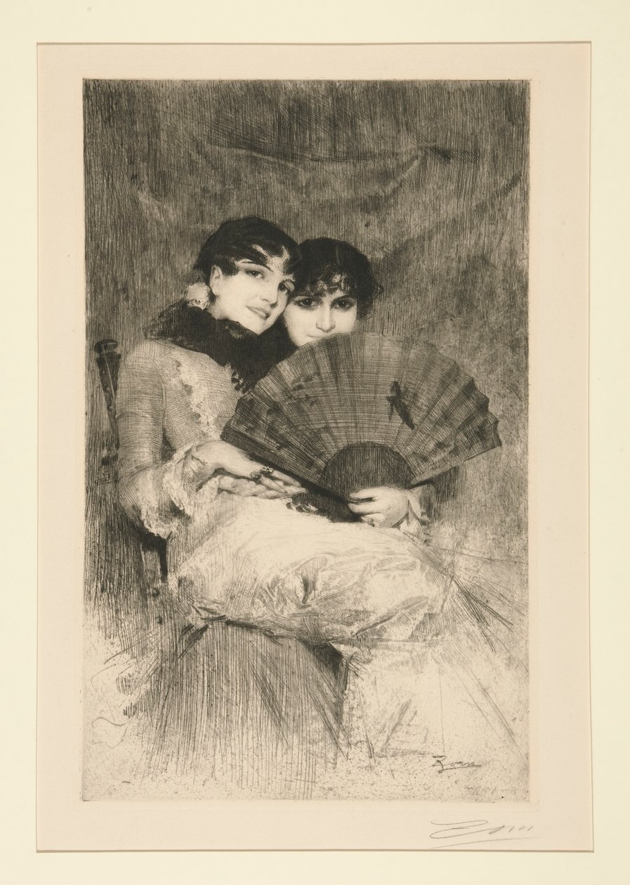 Španělské sestry od Anders Leonard Zorn