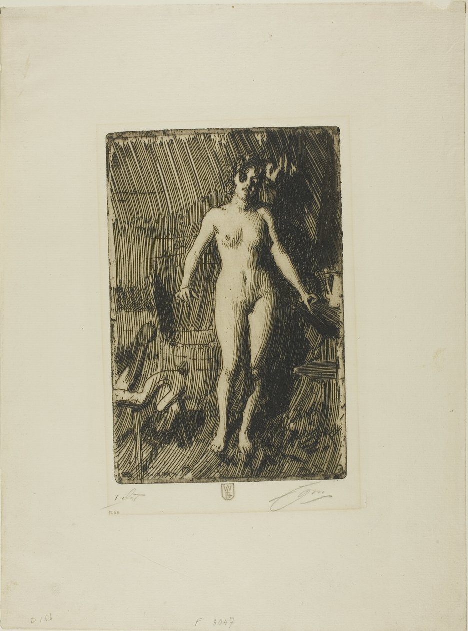 Stojící model od Anders Leonard Zorn