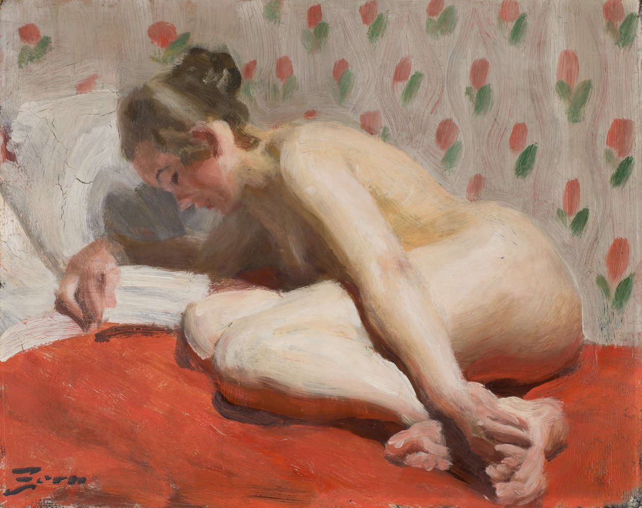 Studie aktu od Anders Zorn