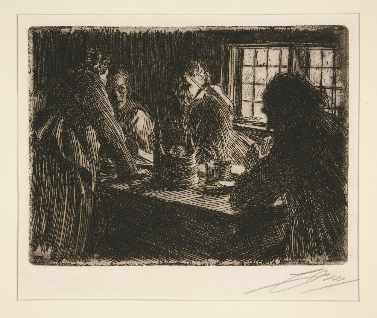 Družička od Anders Leonard Zorn