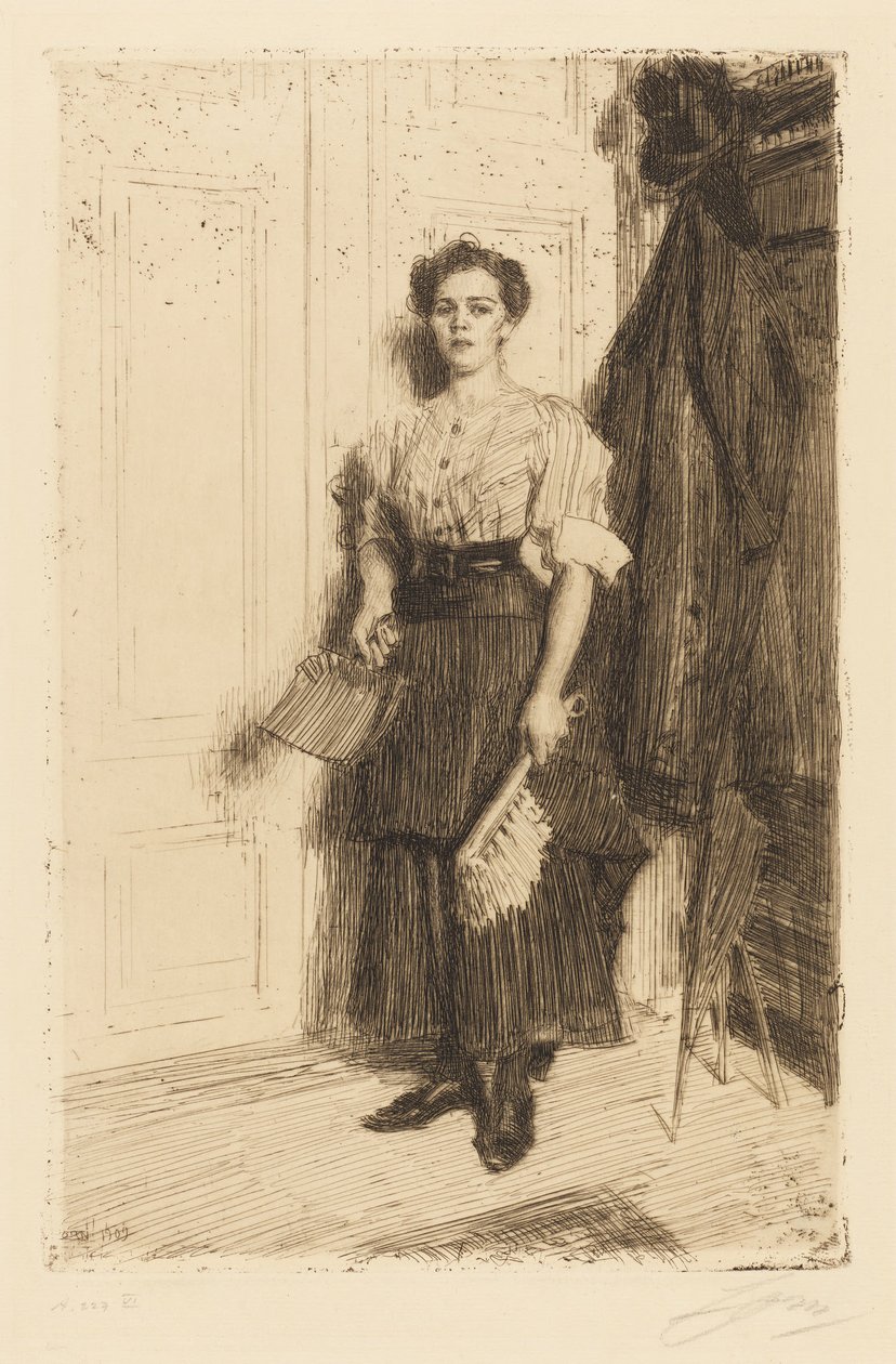 Uklízečka od Anders Zorn